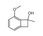 5-methoxy-7-methylbicyclo[4.2.0]octa-1(6),2,4-trien-7-ol 结构式