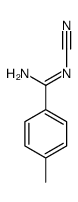 N-氰基-4-甲基苯甲脒 结构式