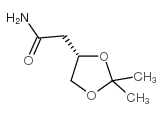 (S)-2,2-二甲基-1,3-二氧戊环-4-乙酰胺 结构式