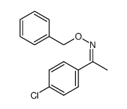 Ethanone, 1-(4-chlorophenyl)-, O-(phenylmethyl)oxime, (1Z)- 结构式