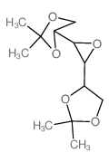 3,4-脱水-1,2:5,6-二-O-(1-甲基亚乙基)-D-阿糖醇 结构式