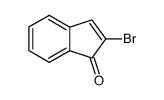 2-溴-1H-茚-1-酮 结构式