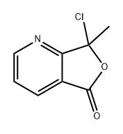 7-氯-7-甲基呋喃并[3,4-b]吡啶-5(7H)-酮 结构式