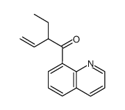 3-Buten-1-one, 2-ethyl-1-(8-quinolinyl)- 结构式