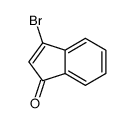 3-溴-1H-茚满-1-酮 结构式