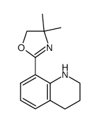 8-(4,5-二氢-4,4-二甲基-2-恶唑基)-1,2,3,4-四氢喹啉 结构式
