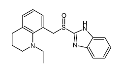 8-((2-苯并咪唑基)亚磺酰甲基)-1-乙基-1,2,3,4-四氢喹啉 结构式