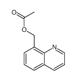 8-Quinolinemethanol, 8-acetate 结构式