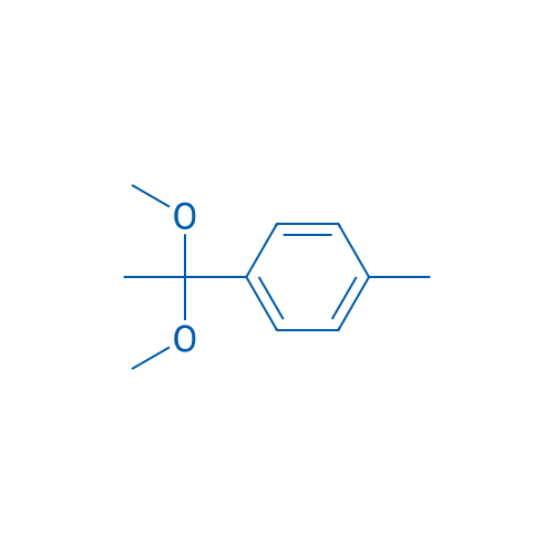 Benzene, 1-(1,1-dimethoxyethyl)-4-methyl- 结构式