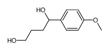 1-(4-甲氧基苯基)-1,4-丁二醇 结构式