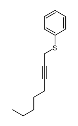 Benzene, (2-octynylthio)- 结构式
