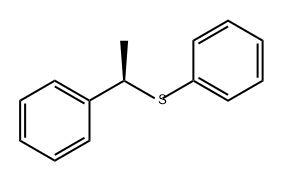 Benzene, [(1-phenylethyl)thio]-, (R)- (9CI) 结构式