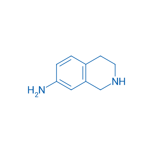 7-氨基-1,2,3,4-四氢异喹啉 结构式
