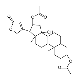 gitoxigenin 3,16-diacetate 结构式