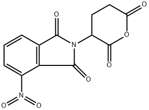 2-(2,6-二氧代四氢-2H-吡喃-3-基)-4-硝基异吲哚啉-1,3-二酮 结构式