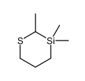 2,3,3-三甲基-1-硫杂-3-硅杂环己烷 结构式