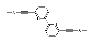 6,6'-双(三甲基硅基乙炔基)-2,2'-联吡啶 结构式