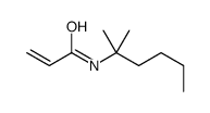 2-Propenamide, N-(1,1-dimethylpentyl)- 结构式