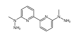 6,6'-双(1-甲基肼基)-2,2'-联吡啶 结构式