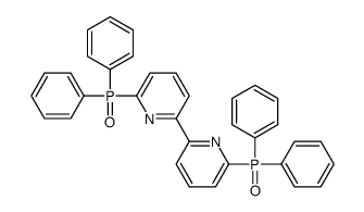 2,2'-联吡啶-6,6'-双(二苯基氧膦) 结构式