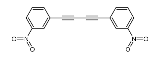 1,4-双(3-硝基苯基)-1,3-丁二炔 结构式