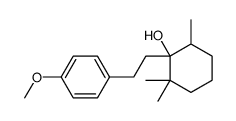1-[2-(4-甲氧基苯基)乙基]-2,2,6-三甲基环己醇 结构式