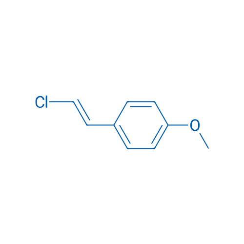 1-(2-氯乙烯基)-4-甲氧基苯 结构式