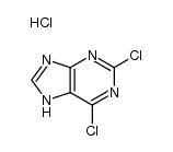 2,6-二氯嘌呤盐酸盐 结构式