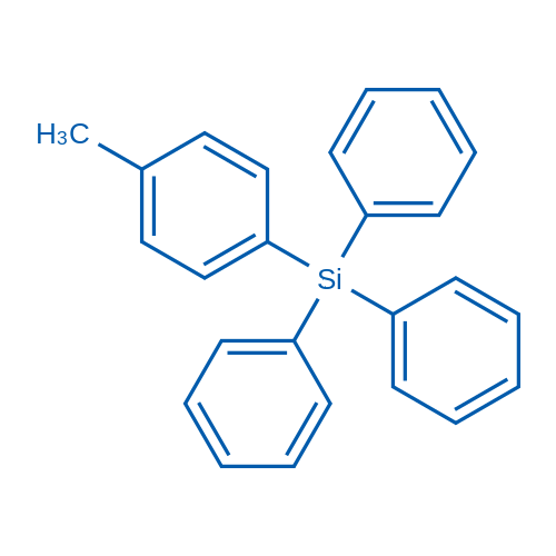 (P-TOLYL)TRIPHENYLSILANE 结构式