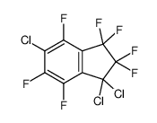 1H-Indene, 1,1,5-trichloro-2,2,3,3,4,6,7-heptafluoro-2,3-dihydro- 结构式