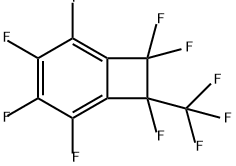 2,3,4,5,7,7,8-七氟-8-(三氟甲基)双环[4.2.0]辛-1,3,5-三烯 结构式