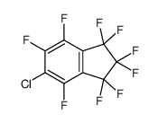 5-氯-1,1,2,2,3,3,4,6,7-九氟-2,3-二氢-1H-茚 结构式