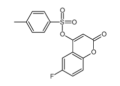 6-氟-4-对甲苯磺酰氧基-2H-色烯-2-酮 结构式