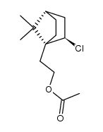 Bicyclo[2.2.1]heptane-1-ethanol, 2-chloro-7,7-dimethyl-, 1-acetate 结构式