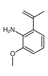 2-甲氧基-6-(1-甲基乙烯基)苯胺 结构式