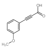 3-(3-甲氧基苯基)丙-2-炔酸 结构式
