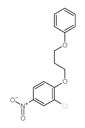 2-氯-4-硝基-1-(3-苯氧基丙氧基)苯 结构式
