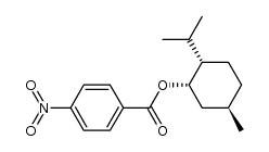 Cyclohexanol, 5-methyl-2-(1-methylethyl)-, 1-(4-nitrobenzoate), (1S,2S,5R)- 结构式