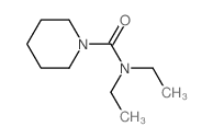 1-哌啶甲酰胺,N,N-二乙基- 结构式