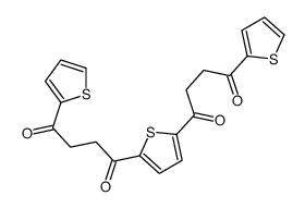 1,4-丁二酮,1,1'-(2,5-噻吩二基)双[4-(2-噻吩基)-] 结构式
