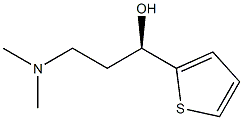 (R)-(+)-N,N-二甲基-3-羟基-3-(2-噻吩基)丙胺 结构式