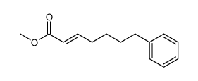 2-Heptenoic acid, 7-phenyl-, methyl ester, (2E)- 结构式