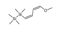Disilane, (4-methoxy-1,3-butadienyl)pentamethyl-, (Z,Z)- (9CI) 结构式