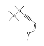 Disilane, (4-methoxy-3-buten-1-ynyl)pentamethyl-, (Z)- (9CI) 结构式