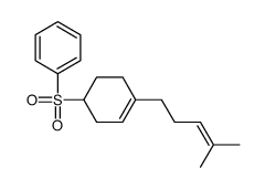 Benzene, [[4-(4-methyl-3-penten-1-yl)-3-cyclohexen-1-yl]sulfonyl]- 结构式