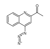 Ethanone, 1-(4-azido-2-quinolinyl)- 结构式