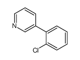 3-(2-氯苯基)吡啶 结构式