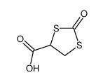 2-氧代-1,3-二硫杂环戊烷-4-羧酸 结构式