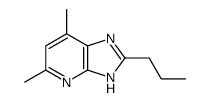 5,7-二甲基-2-丙基-1H-咪唑并[4,5-b]吡啶 结构式