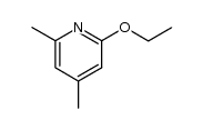 2-乙氧基-4,6-二甲基吡啶 结构式